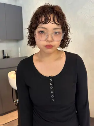 ショート パーマ 🌿【パーマ美容師】 カイチ🌿のヘアスタイル