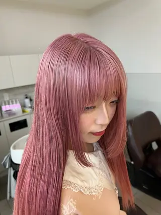 セミロング レイヤー専門家 ダブルカラー修のヘアスタイル