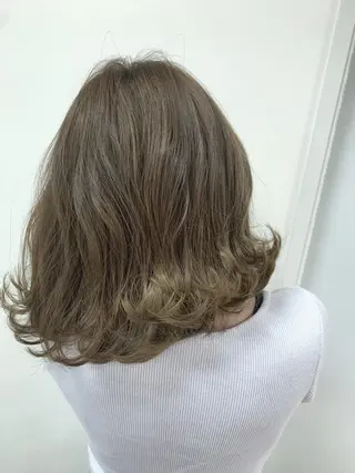 ミディアム カラー 🍀ナガヤマ ヒデアキ🍀のヘアスタイル