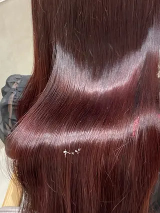 ロング カラー しみず さきのヘアスタイル