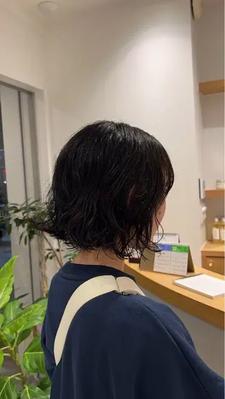 ショート パーマ 山口 陸のヘアスタイル