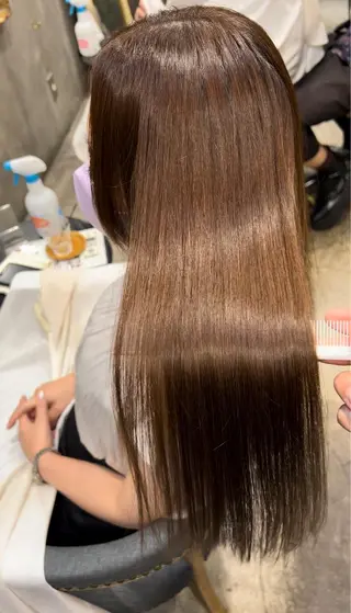 ロング カラー パーマ 💛似合わせカット カラー💛 amiのヘアスタイル