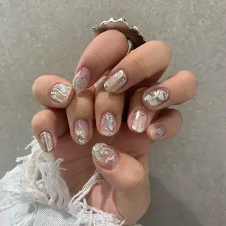ネイル 【淡色color/ nail】maikoのネイルデザイン
