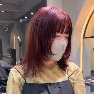 セミロング 🤍aimi🤍 ウルフ/韓国ヘアのヘアスタイル