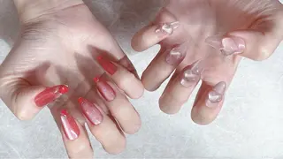 ロング チ まるこのネイルデザイン