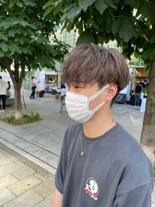 カラー メンズ 🐺ウルフ/レイヤー カット/高嶋湧大のヘアスタイル