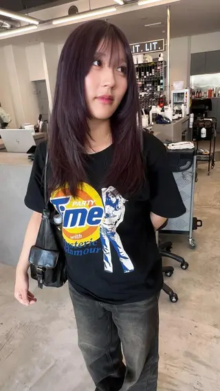 セミロング 艶髪／髪質改善 市川ひなたのヘアスタイル