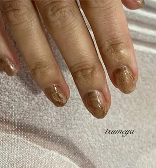 ネイル tsumeya ゆるかわ手描きネイルのネイルデザイン