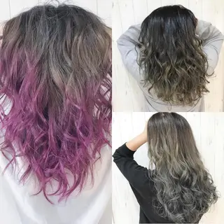 ミディアム カラー 【毎朝セット3分】 メンズパーマ　真人のヘアスタイル