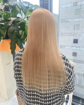 ロング カラー パーマ ヘアアレンジ メンズ 🤍透明感カラー🤍 似合わせ🤍AINEのヘアスタイル