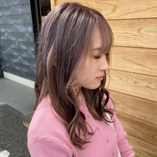 ロング カラー 縮毛矯正/ヘッドスパ 牧野のヘアスタイル