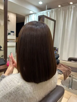 ミディアム カラー 脇野 真琴のヘアスタイル