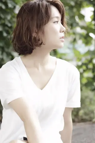 ミディアム パーマ 菊地 良太のヘアスタイル