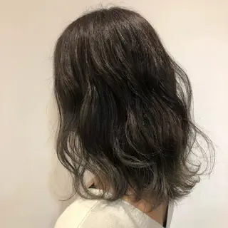 ミディアム カラー 🌷レイヤー縮毛/ 艶カラー/ami🌷のヘアスタイル