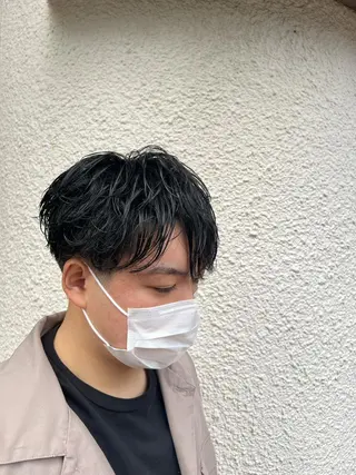ショート パーマ メンズ 茅ヶ崎パーマ特化/ スパイラル/ハルキのヘアスタイル