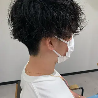 パーマ メンズ 緑川 瑞穂のヘアスタイル
