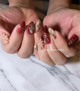 ネイル ﾈｲﾙﾙｰﾑﾘｯｶ 𝐦𝐚𝐲𝐮のネイルデザイン