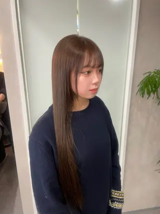 ロング カラー 🍑トレンドカラー 🍑横浜のヘアスタイル