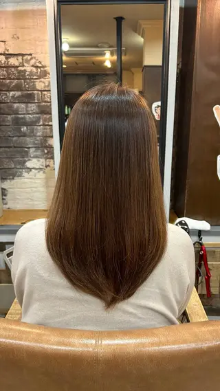 セミロング カラー 🥞夏穂【かほ】🥞 /似合わせ/ヘアケアのヘアスタイル