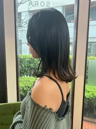 ミディアム 中村遥香 ☺︎ママ美容師のヘアスタイル