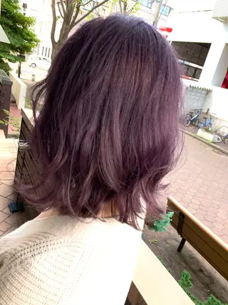 ミディアム カラー 艶髪・酸性ストレート フリツのヘアスタイル