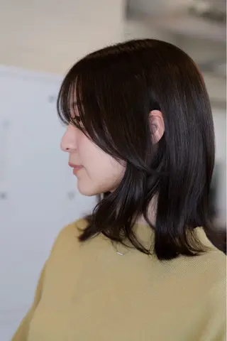 ミディアム バレイヤージュモデル 募集👒ヨンスクのヘアスタイル