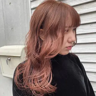 セミロング カラー 🪭risa 暖色/レイヤー🪭のヘアスタイル