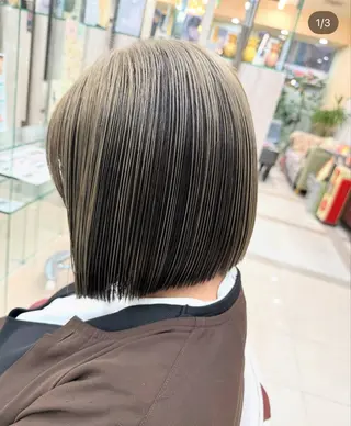 セミロング カラー 学生限定メニュー あり‼️鈴木咲千😸のヘアスタイル