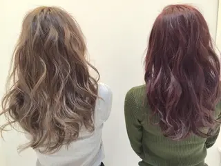 ミディアム セミロング ロング カラー ハイトーン×髪質改善 KENTAのヘアスタイル
