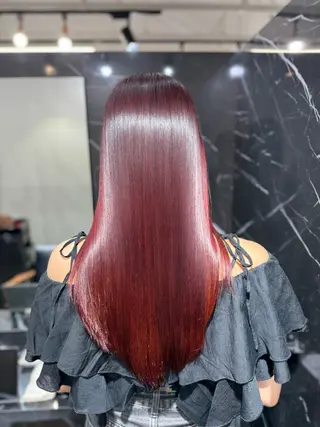 ロング JIN|乾かしただけ 美髪矯正本格髪質改善のヘアスタイル