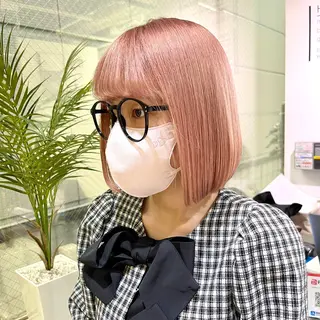 カラー 渋谷🎨ブリーチ特化 ×エクステ🎨レンのヘアスタイル