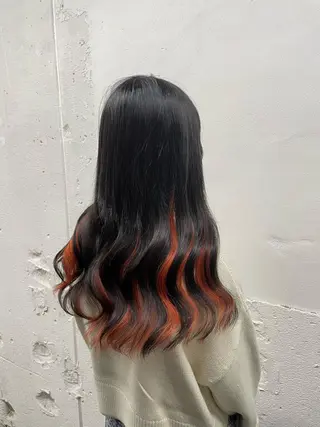 ロング カラー 🧡艶髪ちゅるん髪 🫧🧡YUKI❄️のヘアスタイル