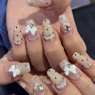 ミディアム 小川 柚香のネイルデザイン