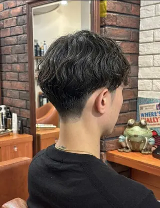 パーマ ミディアム flencia 丸 和博|カットのヘアスタイル