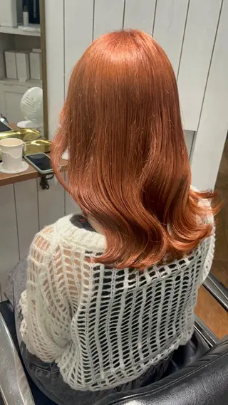 ミディアム 中村 桃子のヘアスタイル