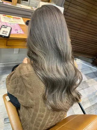 ロング カラー 和田 直也のヘアスタイル