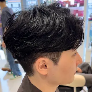 パーマ メンズ メンズ縮毛矯正 ♠️店長下平隼人のヘアスタイル