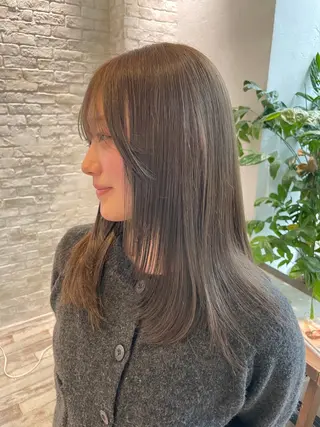 セミロング カラー 内山湧勝/メンズ/ ショート/パーマのヘアスタイル