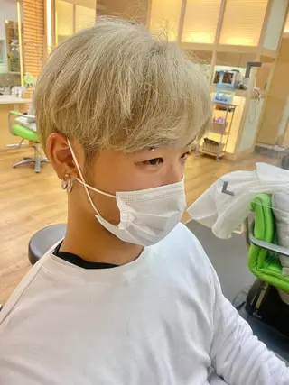 カラー メンズ 宇賀 芹加のヘアスタイル
