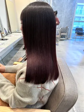 カラー パーマ 宮本 茉衣子のヘアスタイル