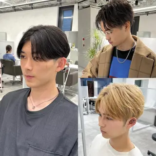 ショート 関西センターパート メンズモデル募集のヘアスタイル