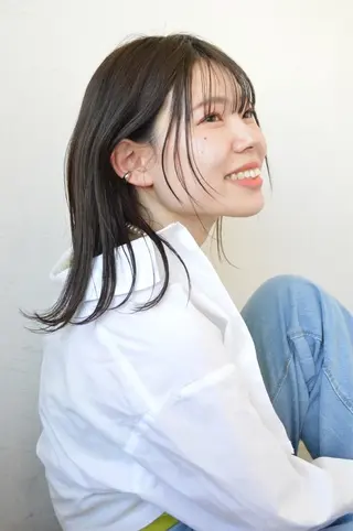 ミディアム 今だけ無料✨髪質改善 谷本さちのヘアスタイル