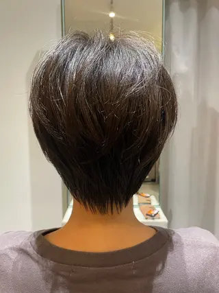 ショート くびれミディアム/似 合わせ/鎌倉/edAのヘアスタイル