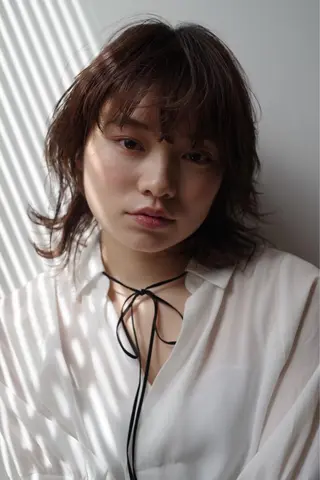 ミディアム カラー パーマ ヘアアレンジ メンズ キッズ ネイル マツエク・マツパ 藤井 仁紀のヘアスタイル
