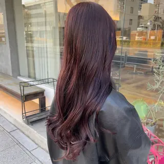 ロング カラー BELO OSAKA マオのヘアスタイル