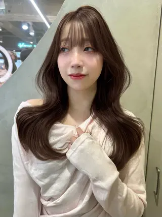 ロング 大宮韓国ハッシュ🪽 GLROWseriのヘアスタイル