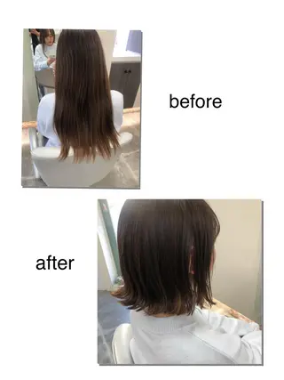 ショート カラー ヘアアレンジ 眠れるヘッドスパ✨ chacoのヘアスタイル