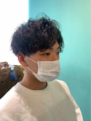 パーマ メンズ メンズパーマ&メンズ 縮毛矯正/平野/渋谷のヘアスタイル