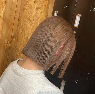 ショート 💕モテベージュ 🧡NANAKO🧡のヘアスタイル