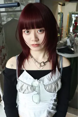 セミロング カラー 🧡色落ちまで2度綺 麗なカラー🧡ヨシキのヘアスタイル